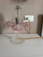Oryginalna lampa stołowa Murano – szkło weneckie, vintage