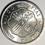 Hiszpania. 100 peset 1966 Francisco Franco - Srebro