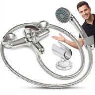 BATERIA PRYSZNICOWA NATRYKOWA NATYNKOWA AQUI CHROM JEDNOUCHWYT 150/35MM