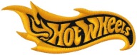 Termo Naszywka Hot Wheels Logo Samochody Haftowana Naprasowanka