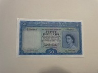 Malezja - Malaje - 50 dollars - 1953 - super rzadki