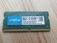 Pamięć do laptopa Crucial SODIMM, DDR4, 8 GB, 3200 MHz, CL22 (CT8G4SFRA32A)