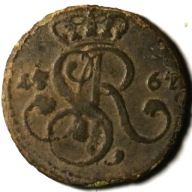 Stanisław August Poniatowski. Grosz 1767 G - Kraków