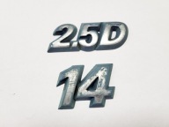 ZNACZEK EMBLEMAT LOGO NAPIS TYŁ BOK FIAT DUCATO 2 II 94-02 C403 2.5D 14