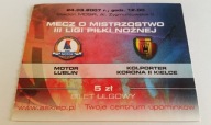 bilet MOTOR Lublin - KORONA II Kielce 24.03.2007