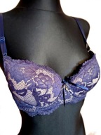 Piękny koronkowy biustonosz stanik push-up r. 80B