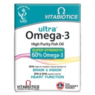 VITABIOTICS Ultra OMEGA 3 Olej rybi o wysokiej czystości 60 kapsułek