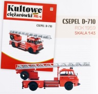 CSEPEL D-710 drabina straż pożarna 1:43 Kultowe ciężarówki z epoki PRL 129