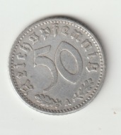 III Rzesza 50 pfennig 1943 A ladny stan
