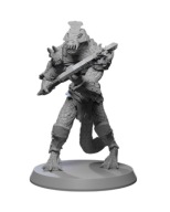 Arak Soldier B Lizardman Człowiek Jaszczur RPG Druk 3D