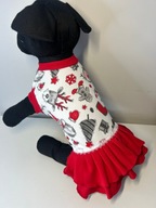 UBRANKO SUKIENKA świąteczna dla psa maltanczyk M