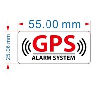 NAKLEJKA OSTRZEGAWCZA "GPS ALARM SYSTEM" – ZABEZPIECZ SWÓJ SPRZĘT