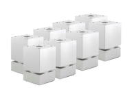 8 X NÓŻKI STOPKI MEBLOWE REGULOW. NMK60 ALUMINIUM