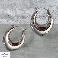 Kol0078 Kolczyki stal codzienne