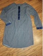 MODNA ORYGINALNA BAWEŁNIANA DAMSKA PROSTA SUKIENKA 38 40 42 UNI