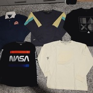 Tylko RESERVED bluzka bluzeczka 5 szt r. 164 jak nowe PlayStation Nasa