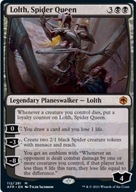 MTG Lolth, Spider Queen planeswalker Mythic AFR