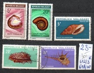 Madagaskar 30 T , nr 612/ 3 , 618/ 20 , komplet