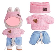 Ubranka dla labubu 17 cm zestaw 3 szt ręcznie robione