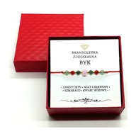 Bransoletka Kamienie Naturalne Znaki Zodiaku BYK