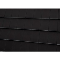 Dachówka płaska Roben BERGAMO czarna glazura FIRMA