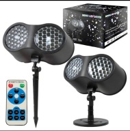 Projektor Laserowy LED Świąteczny Zewnętrzny IP65 Śnieg Pilot Timer 7,2W