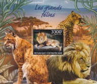 RŚA 2019 ** cena 13,90 zł kat.8€ - fauna, lwy, blok