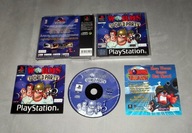 WORMS WORLD PARTY PSX PS1 ROBALE STRATEGIA DLA 4 GRACZY 3xANG + ULOTKA