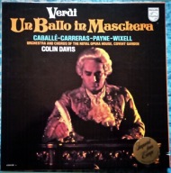 Verdi Un Ballo In Maschera - Caballé Carreras Colin Davis -Philips 1979 3LP