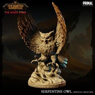 Serpentine Owl - Uncharted Kingdoms - figurka RPG DnD D&D - druk 3D 14K