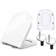 DESKA SEDESOWA WC WOLNOOPADAJĄCA DO ŁAZIENKI KLAPA DO KLOZETU ŁAZIENKOWA