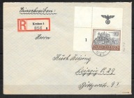 ##GG ROCZNIK 1944 Fi 116 kas. narożny,gapa - CALOŚĆ,OBIEG KRAKÓW - LIPSK/gw