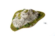 Górka wzgórze 18 gry bitewne RPG stół diorama