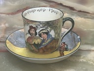 ROYAL DOULTON Shakespeare's Country WARE DICKENS WARE FILIŻANKA Z PODSTAWKĄ