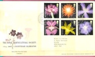 Anglia 2004 FDC 6zn. Edinburgh, Królewskie Tow. Kwiat ów. kat.Mi 10€