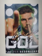 Zdjęcie 10x15 autograf Lechia Gdańsk sezon 2024/25 Gol Kacper Sezonienko