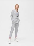 Cropp paski prążki marynarka żakiet prążek tenisowy szara prążkowana y2k XS