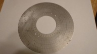 Kalkulator nawigacyjny Luftwaffe FA/v 1939-1945 tarcza aluminiowa