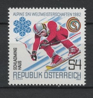 Austria 1982 Mi 1695** Mistrz świata w narciarstwie alpejskim sport