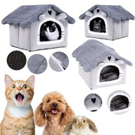 DOMEK BUDA DLA KOTA BUDKA LEGOWISKO PLUSZOWY MIEKKI KOJEC POSLANIE PODUSZKA