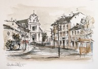 Radom akwarela format a4 autor R. Kępa