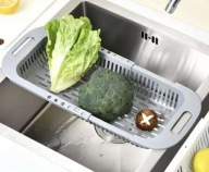 Durszlak Regulowany Nad Zlew Compact Ociekacz Kosz na Warzywa Owoce