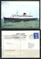 K24220)Statek Pasazerski: S.S. Holyhead Ferry 1, wyslany 1973