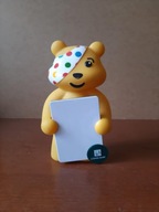 Skarbonka żółty miś z tablicą do pisania Lloyds Bank Pudsey | vintage