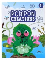 Zestaw do Tworzenia Breloczka z Pomponów Puchate Zwierzątka - ŻABKA