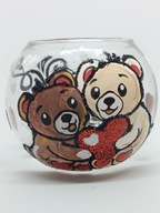 Świecznik prezent na walentynki decoracja romantyczna