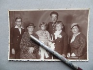 PSZCZYNA ŻOŁNIERZ WOJSKA POLSKIEGO z rodziną 1937 FOTOGRAFIA - przedw.