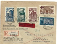 WM Gdańsk Fi.258-62 NA POLECONYM-KOPERTA S.SIMONA-OBIEG - JAKIE DATY !!