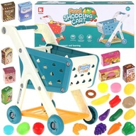 WÓZEK SKLEPOWY NA ZAKUPY DLA DZIECI – WÓZEK + WARZYWA & OWOCE + AKCESORIA