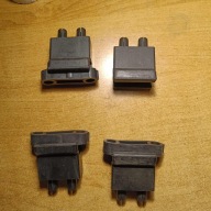 FIAT 126P MOCOWANIE BOCZNE ZDERZAKA ŚLIZGI KOMPLET pPRZÓD I TYŁ